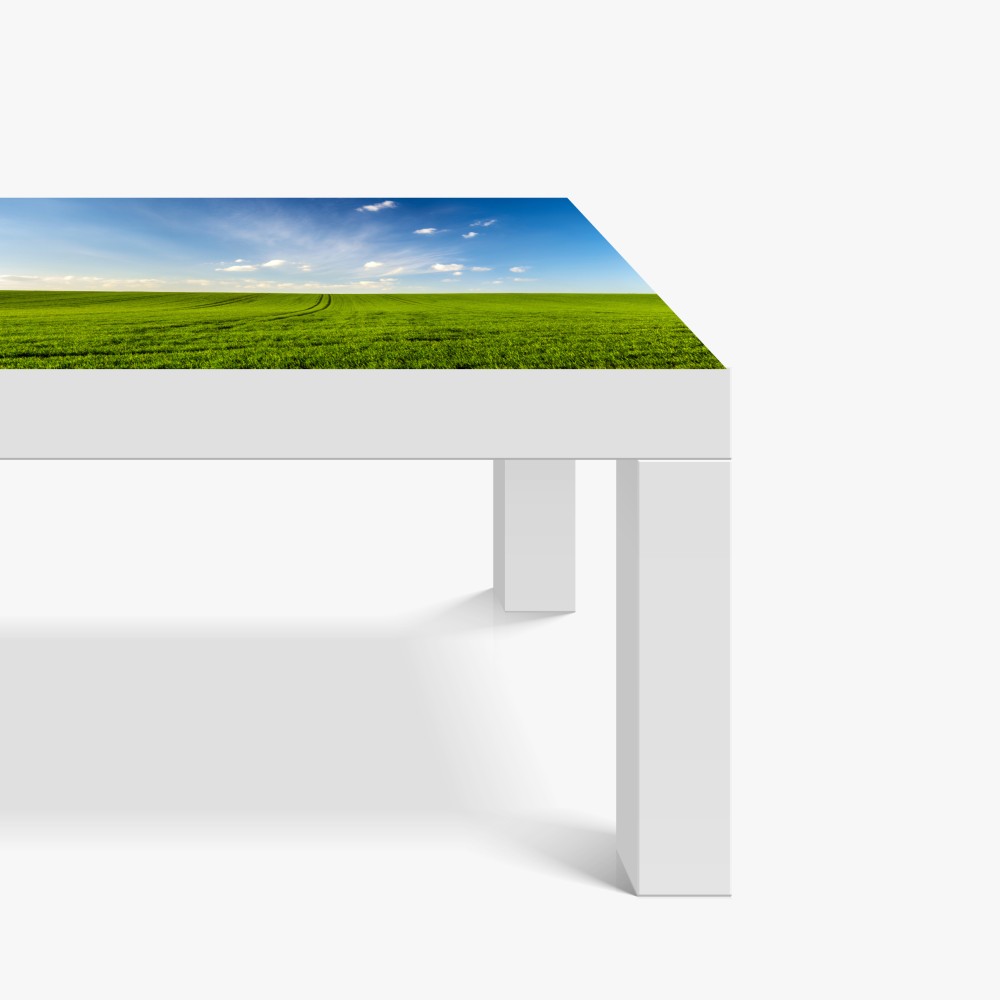 Tischaufkleber und Schreibtischaufkleber frühlingsgrüne wiesenpanorama – Wallnifity® Tischaufkleber und Schreibtischaufkleber frühlingsgrüne wiesenpanorama – Wallnifity®