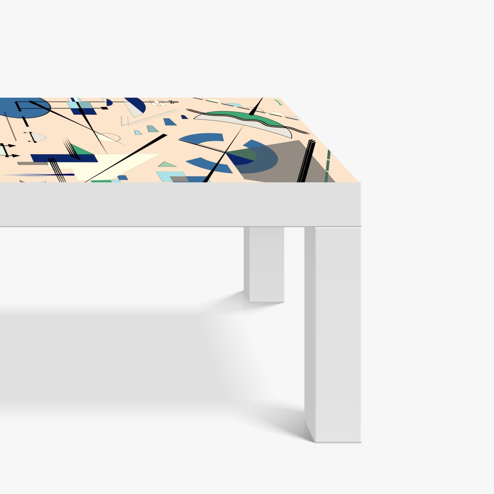 Tischaufkleber und Schreibtischaufkleber geometrische pastellkomposition – Wallnifity® Tischaufkleber und Schreibtischaufkleber geometrische pastellkomposition – Wallnifity®