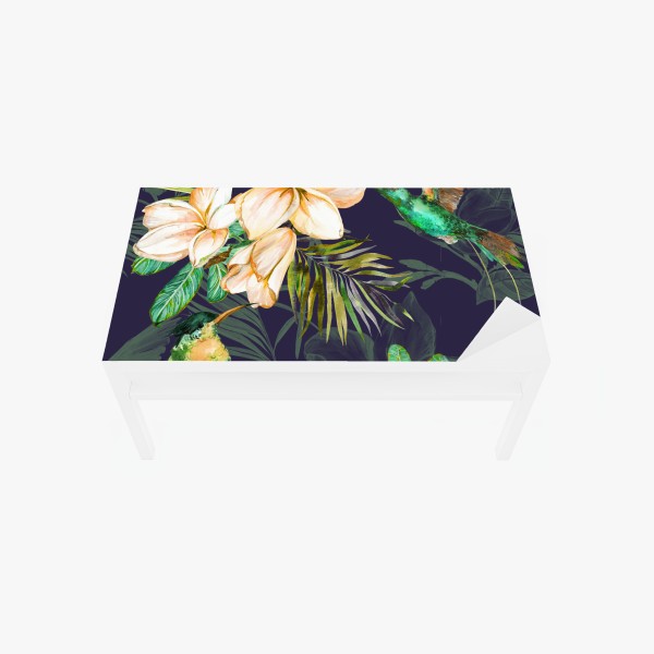 Tischaufkleber und Schreibtischaufkleber weiße gerbera auf schwarzem hintergrund minimalistische nahaufnahme – Wallnifity®