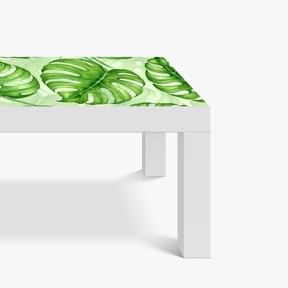 Tischaufkleber und Schreibtischaufkleber aquarell monstera blättermuster – Wallnifity® Tischaufkleber und Schreibtischaufkleber aquarell monstera blättermuster – Wallnifity®