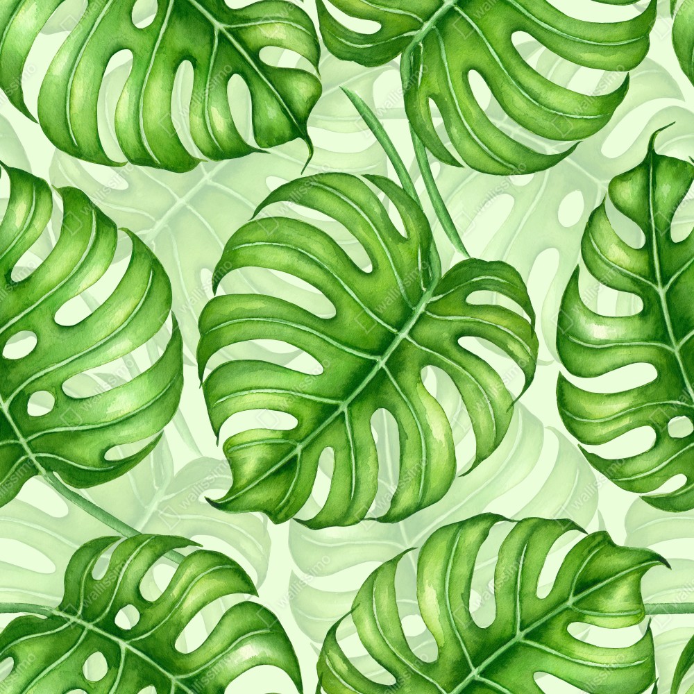 Tischaufkleber und Schreibtischaufkleber aquarell monstera blättermuster – Wallnifity® Tischaufkleber und Schreibtischaufkleber aquarell monstera blättermuster – Wallnifity®