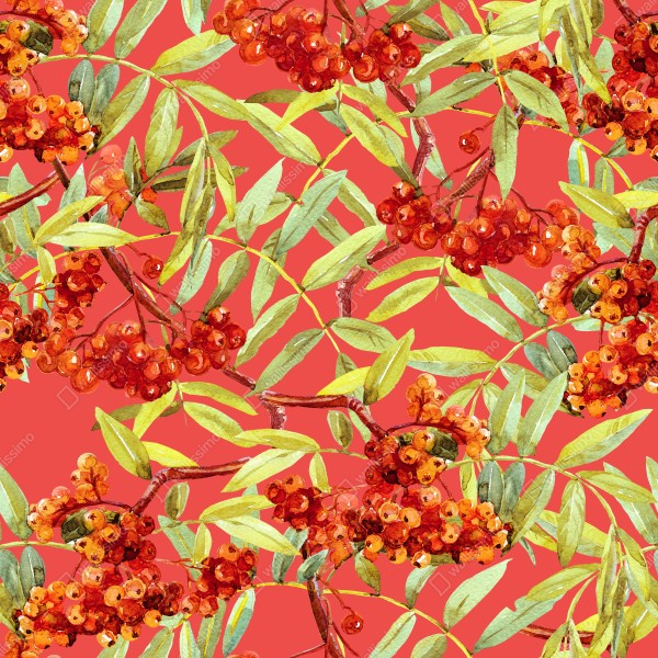 Tischaufkleber und Schreibtischaufkleber aquarellmuster mit vogelbeeren – Wallnifity® Tischaufkleber und Schreibtischaufkleber aquarellmuster mit vogelbeeren – Wallnifity®
