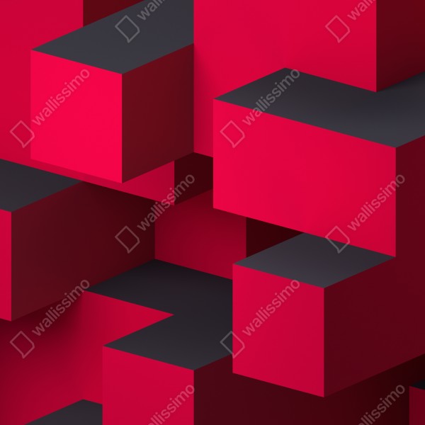 Tischaufkleber und Schreibtischaufkleber kräftige rote geometrische blöcke – Wallnifity® Tischaufkleber und Schreibtischaufkleber kräftige rote geometrische blöcke – Wallnifity®