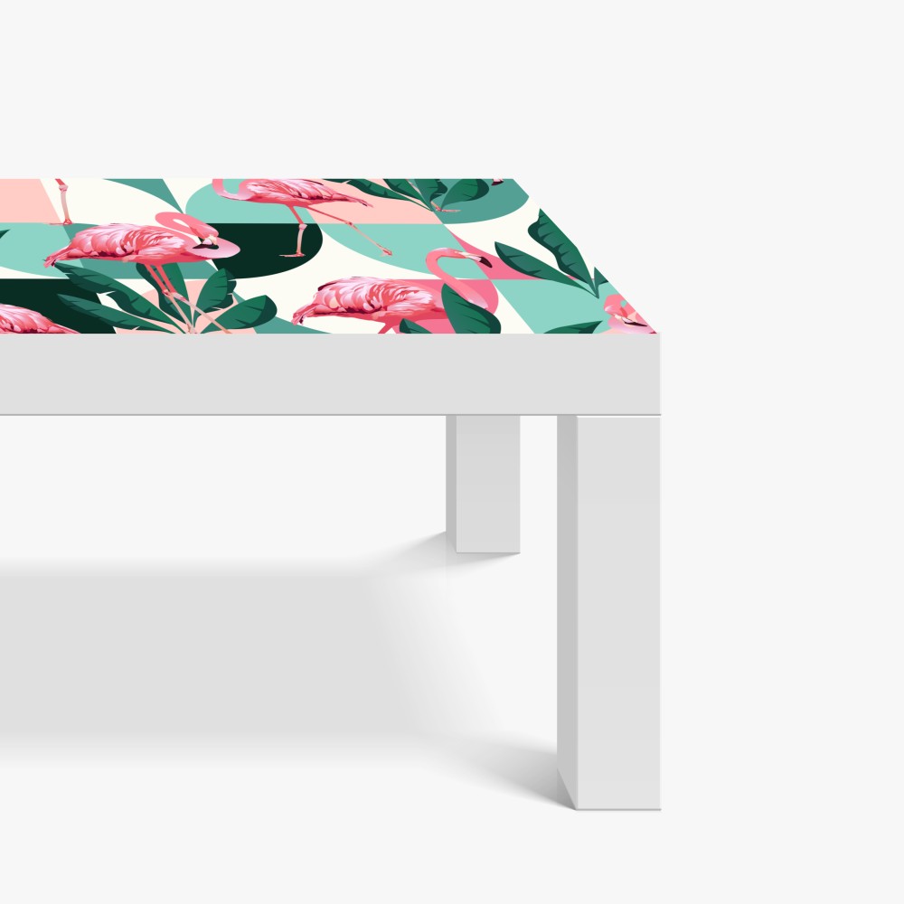 Tischaufkleber und Schreibtischaufkleber verspieltes rosa flamingo-muster – Wallnifity® Tischaufkleber und Schreibtischaufkleber verspieltes rosa flamingo-muster – Wallnifity®