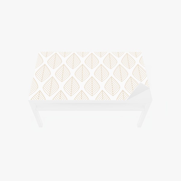 Tischaufkleber und Schreibtischaufkleber elegantes goldenes geometrisches blattmuster – Wallnifity® Tischaufkleber und Schreibtischaufkleber elegantes goldenes geometrisches blattmuster – Wallnifity®