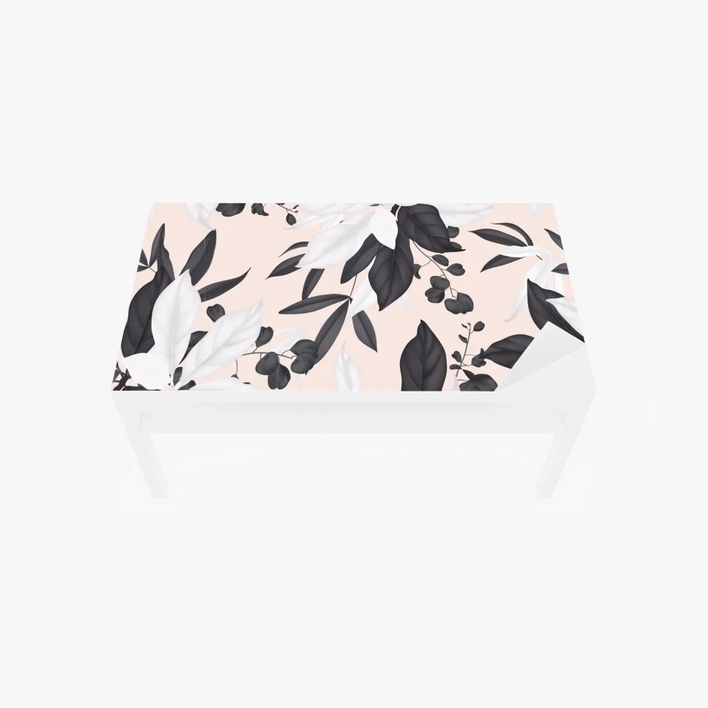 Tischaufkleber und Schreibtischaufkleber zarte pastell botanische blätter – Wallnifity® Tischaufkleber und Schreibtischaufkleber zarte pastell botanische blätter – Wallnifity®
