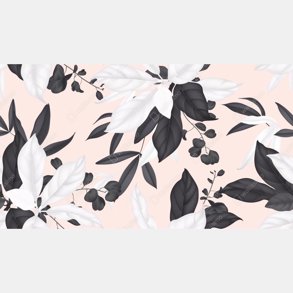 Tischaufkleber und Schreibtischaufkleber zarte pastell botanische blätter – Wallnifity® Tischaufkleber und Schreibtischaufkleber zarte pastell botanische blätter – Wallnifity®