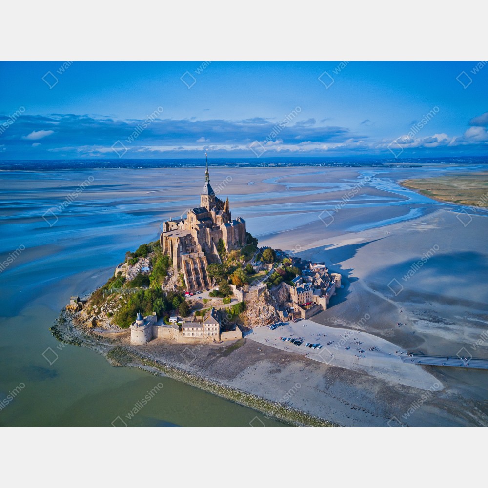 Tischaufkleber und Schreibtischaufkleber Mont Saint-Michel luftaufnahme panorama – Wallnifity® Tischaufkleber und Schreibtischaufkleber Mont Saint-Michel luftaufnahme panorama – Wallnifity®