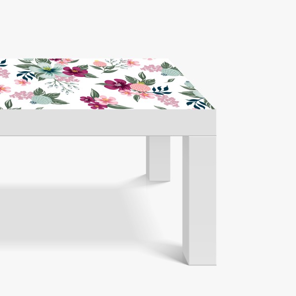 Tischaufkleber und Schreibtischaufkleber rosa orchideen spiegelung – Wallnifity®