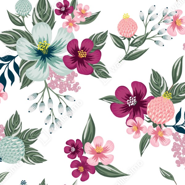 Tischaufkleber und Schreibtischaufkleber pastell blumenmuster – Wallnifity® Tischaufkleber und Schreibtischaufkleber pastell blumenmuster – Wallnifity®