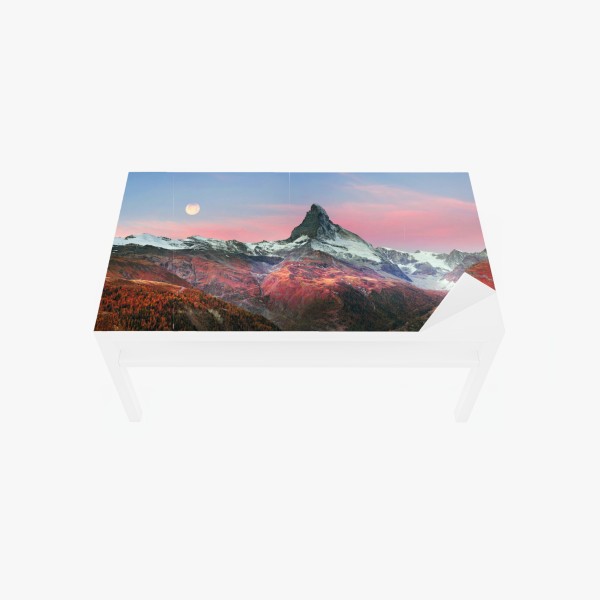 Tischaufkleber und Schreibtischaufkleber sonniger Fusine see, Julische Alpen – Wallnifity®