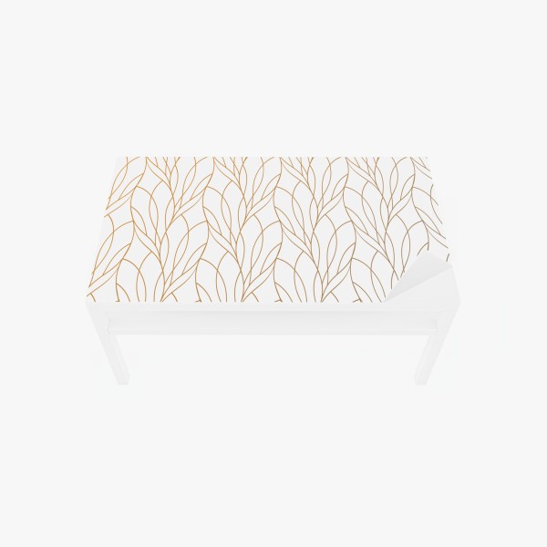 Tischaufkleber und Schreibtischaufkleber lebendige türkis-orange marmorierte kunst – Wallnifity®