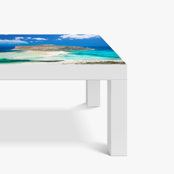 Tischaufkleber und Schreibtischaufkleber Fort Lauderdale stadtskyline am meer – Wallnifity®