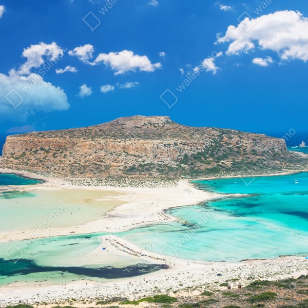 Tischaufkleber und Schreibtischaufkleber Balos strand und türkislagune – Wallnifity® Tischaufkleber und Schreibtischaufkleber Balos strand und türkislagune – Wallnifity®