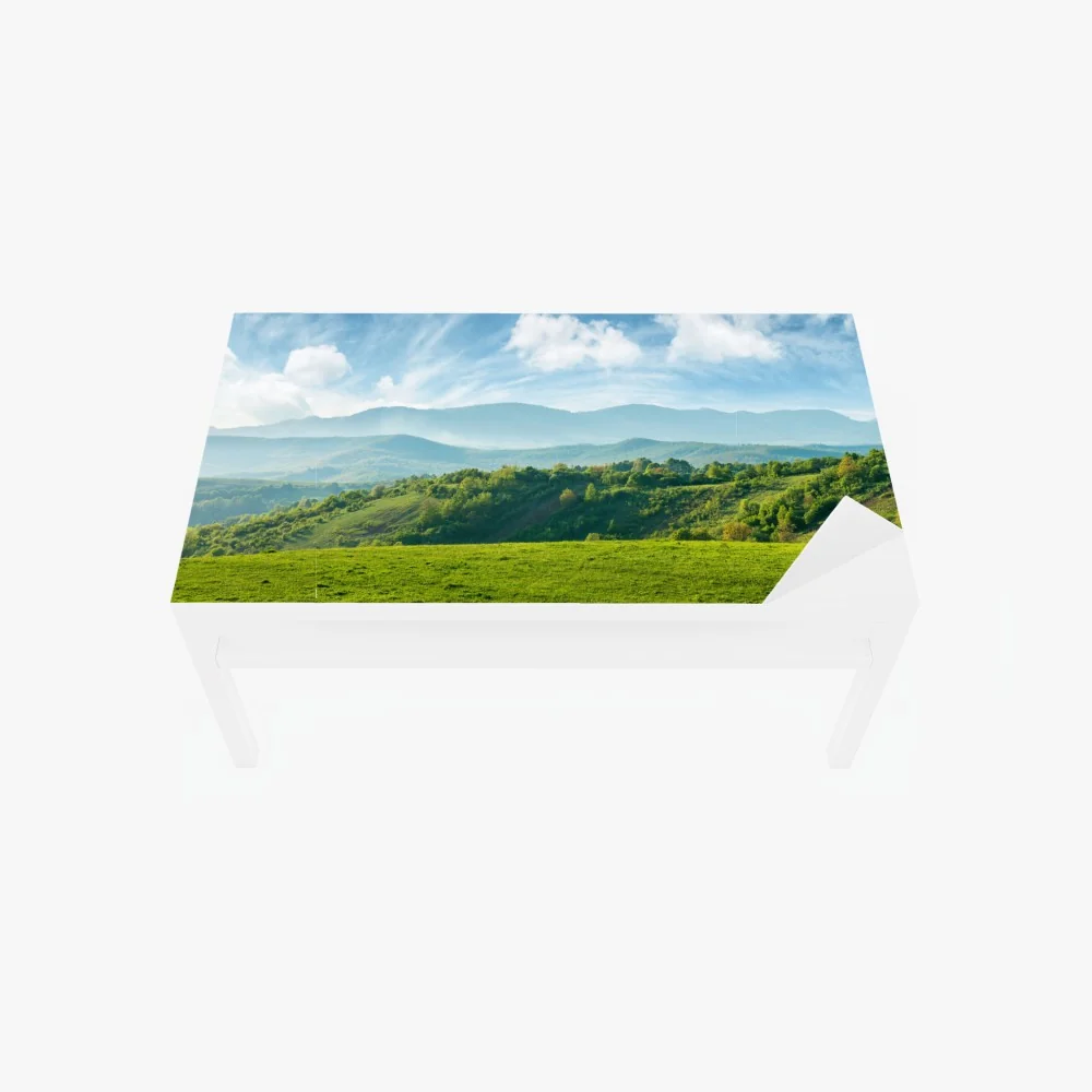 Tischaufkleber und Schreibtischaufkleber frühlingspanorama rumänische berge – Wallnifity® Tischaufkleber und Schreibtischaufkleber frühlingspanorama rumänische berge – Wallnifity®