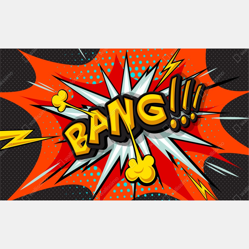 Tischaufkleber und Schreibtischaufkleber comic-explosion im pop-art-stil – Wallnifity® Tischaufkleber und Schreibtischaufkleber comic-explosion im pop-art-stil – Wallnifity®