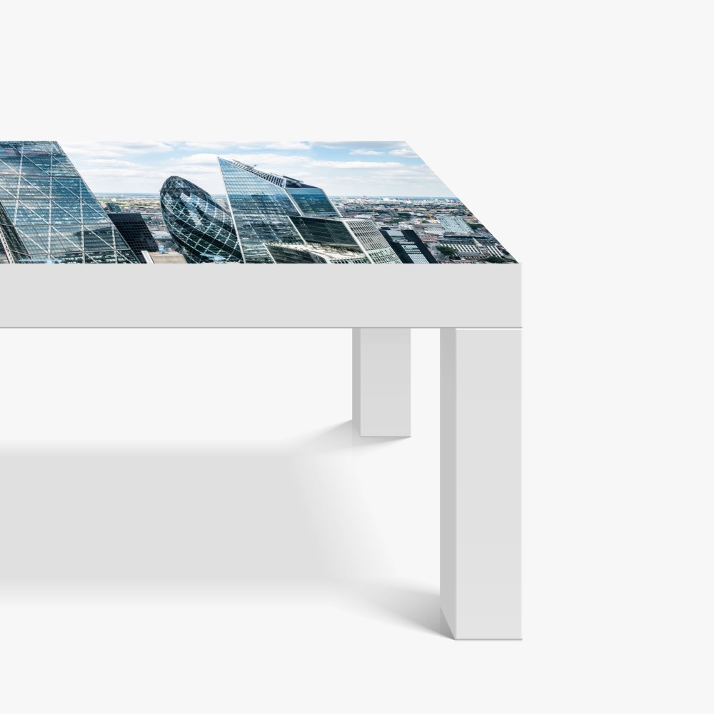 Tischaufkleber und Schreibtischaufkleber moderne London skyline mit gläsernen wolkenkratzern – Wallnifity® Tischaufkleber und Schreibtischaufkleber moderne London skyline mit gläsernen wolkenkratzern – Wallnifity®