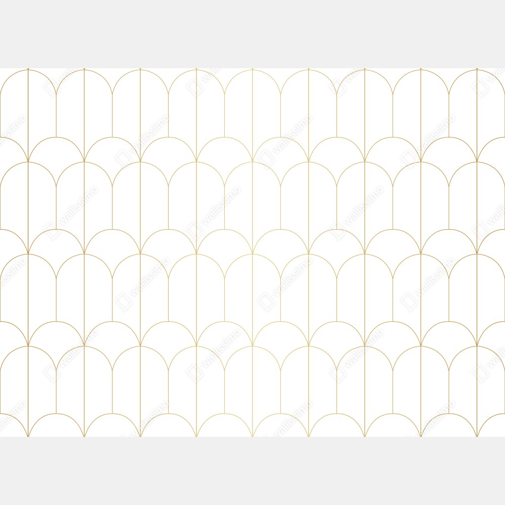 Tischaufkleber und Schreibtischaufkleber goldenes art deco bogenmuster – Wallnifity® Tischaufkleber und Schreibtischaufkleber goldenes art deco bogenmuster – Wallnifity®