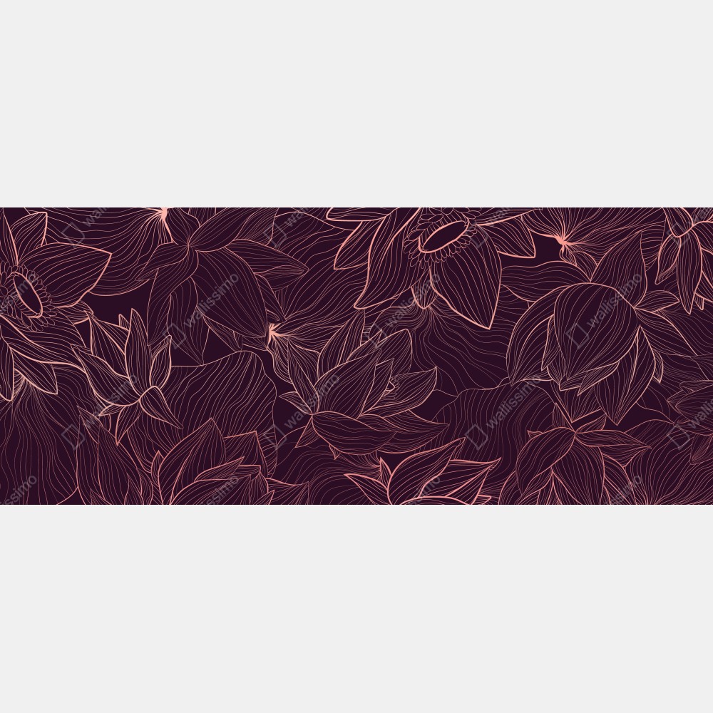 Tischaufkleber und Schreibtischaufkleber elegantes rosa linienblumenmuster – Wallnifity® Tischaufkleber und Schreibtischaufkleber elegantes rosa linienblumenmuster – Wallnifity®