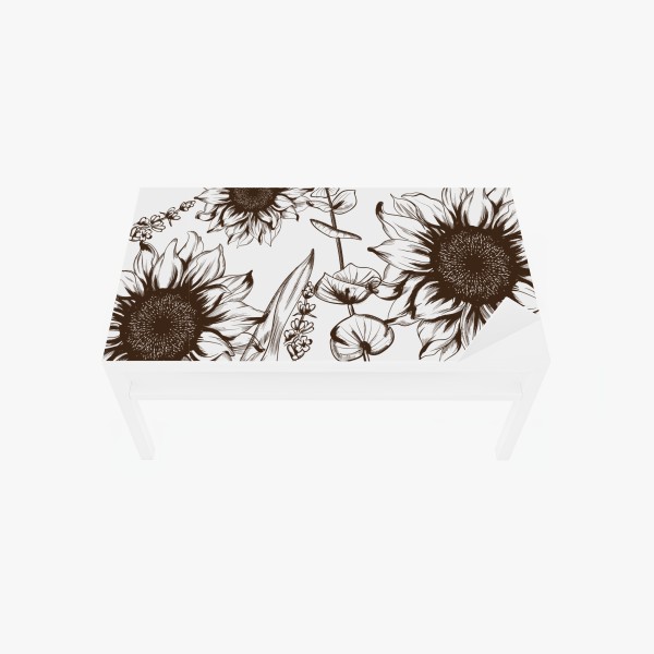 Tischaufkleber und Schreibtischaufkleber sonniger strand Las Teresitas panorama – Wallnifity®