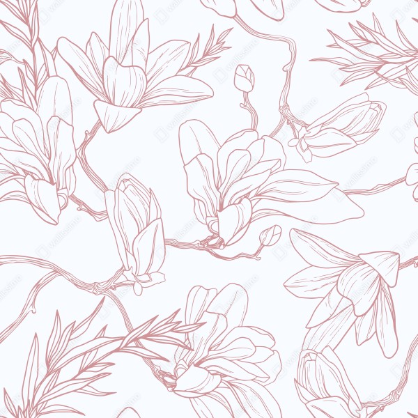 Tischaufkleber und Schreibtischaufkleber zartes magnolienmuster in sanftem rosa – Wallnifity® Tischaufkleber und Schreibtischaufkleber zartes magnolienmuster in sanftem rosa – Wallnifity®