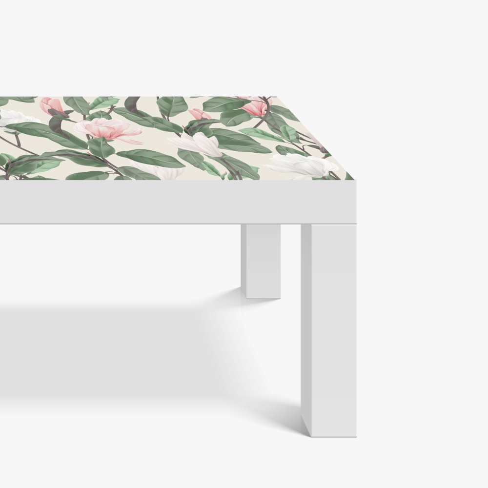 Tischaufkleber und Schreibtischaufkleber pastell magnolienmuster – Wallnifity® Tischaufkleber und Schreibtischaufkleber pastell magnolienmuster – Wallnifity®