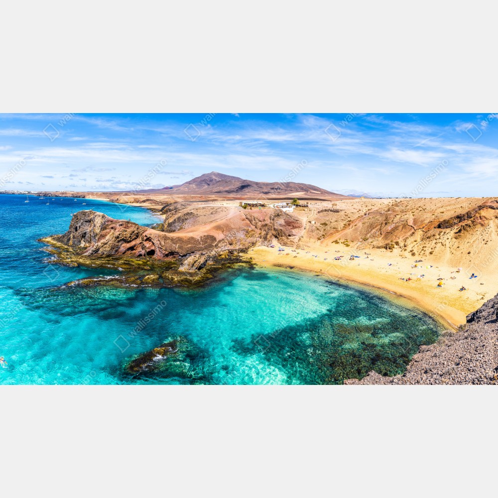 Tischaufkleber und Schreibtischaufkleber türkisbucht bei Papagayo – Wallnifity® Tischaufkleber und Schreibtischaufkleber türkisbucht bei Papagayo – Wallnifity®