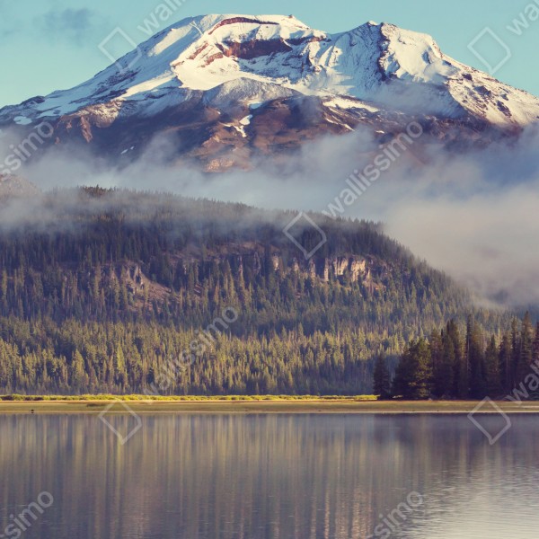 Tischaufkleber und Schreibtischaufkleber ruhiger bergsee in Oregon – Wallnifity® Tischaufkleber und Schreibtischaufkleber ruhiger bergsee in Oregon – Wallnifity®