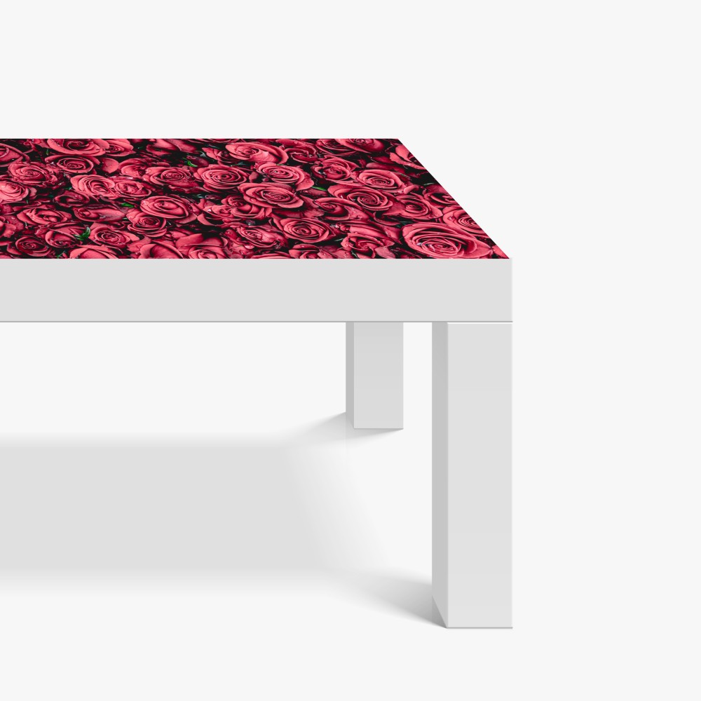 Tischaufkleber und Schreibtischaufkleber pralle rote rosen wandbild – Wallnifity® Tischaufkleber und Schreibtischaufkleber pralle rote rosen wandbild – Wallnifity®