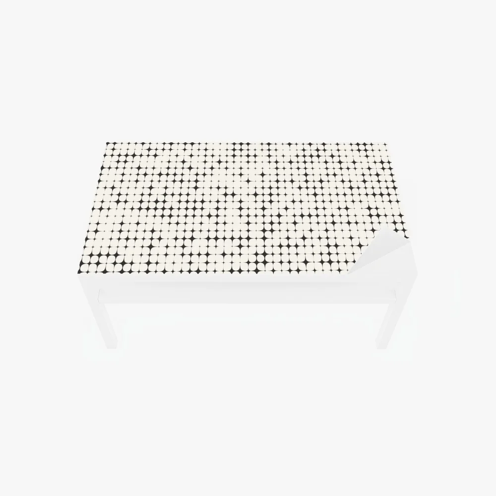 Tischaufkleber und Schreibtischaufkleber monochromes geometrisches punktmuster – Wallnifity® Tischaufkleber und Schreibtischaufkleber monochromes geometrisches punktmuster – Wallnifity®