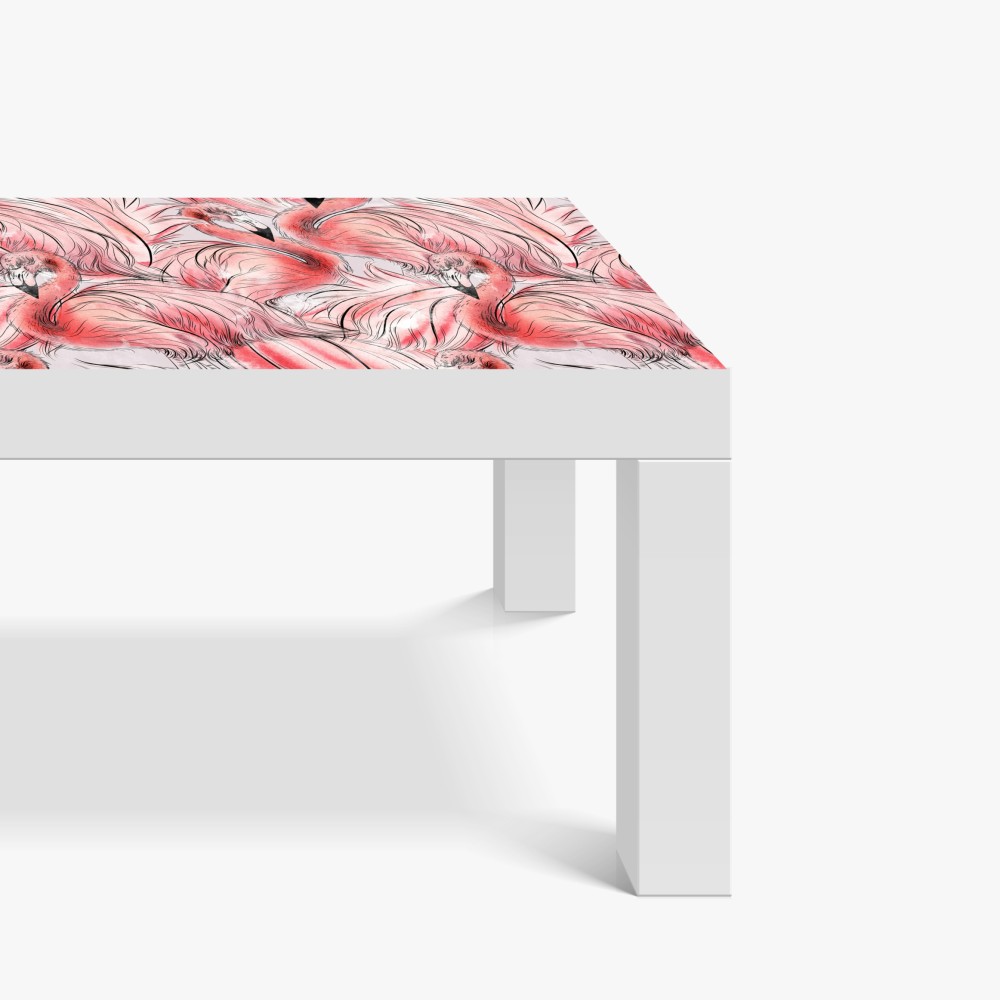 Tischaufkleber und Schreibtischaufkleber aquarell flamingo nahtloses muster – Wallnifity® Tischaufkleber und Schreibtischaufkleber aquarell flamingo nahtloses muster – Wallnifity®