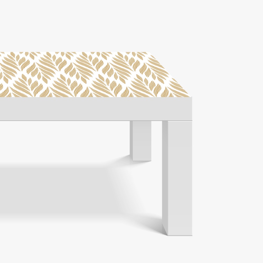 Tischaufkleber und Schreibtischaufkleber goldenes blattmuster nahtloses design – Wallnifity® Tischaufkleber und Schreibtischaufkleber goldenes blattmuster nahtloses design – Wallnifity®