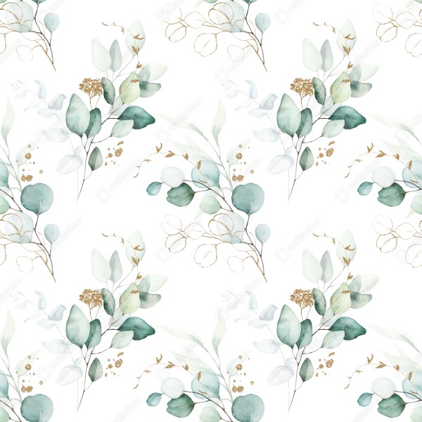 Tischaufkleber und Schreibtischaufkleber eukalyptus aquarell muster in grüntönen – Wallnifity® Tischaufkleber und Schreibtischaufkleber eukalyptus aquarell muster in grüntönen – Wallnifity®