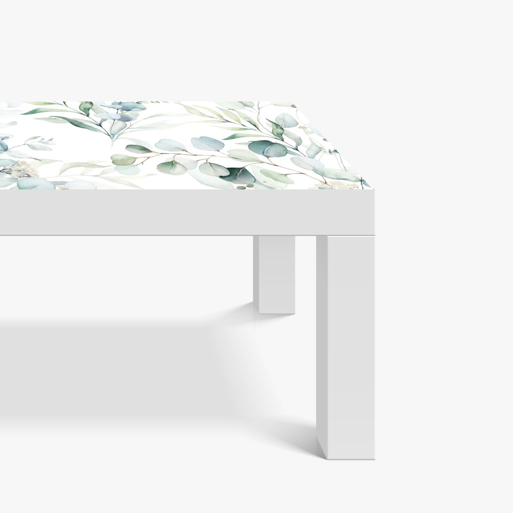 Tischaufkleber und Schreibtischaufkleber aquarell eukalyptus blättermuster – Wallnifity® Tischaufkleber und Schreibtischaufkleber aquarell eukalyptus blättermuster – Wallnifity®