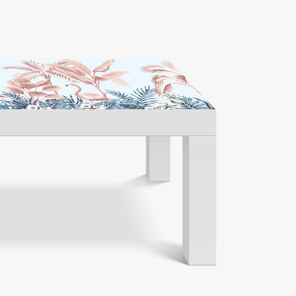 Tischaufkleber und Schreibtischaufkleber pastell tropischer flamingo garten – Wallnifity® Tischaufkleber und Schreibtischaufkleber pastell tropischer flamingo garten – Wallnifity®