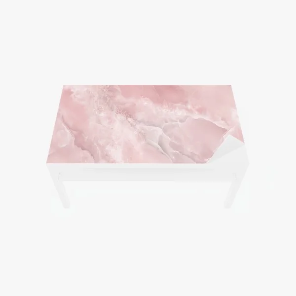 Tischaufkleber und Schreibtischaufkleber zarte rosa marmortextur – Wallnifity® Tischaufkleber und Schreibtischaufkleber zarte rosa marmortextur – Wallnifity®