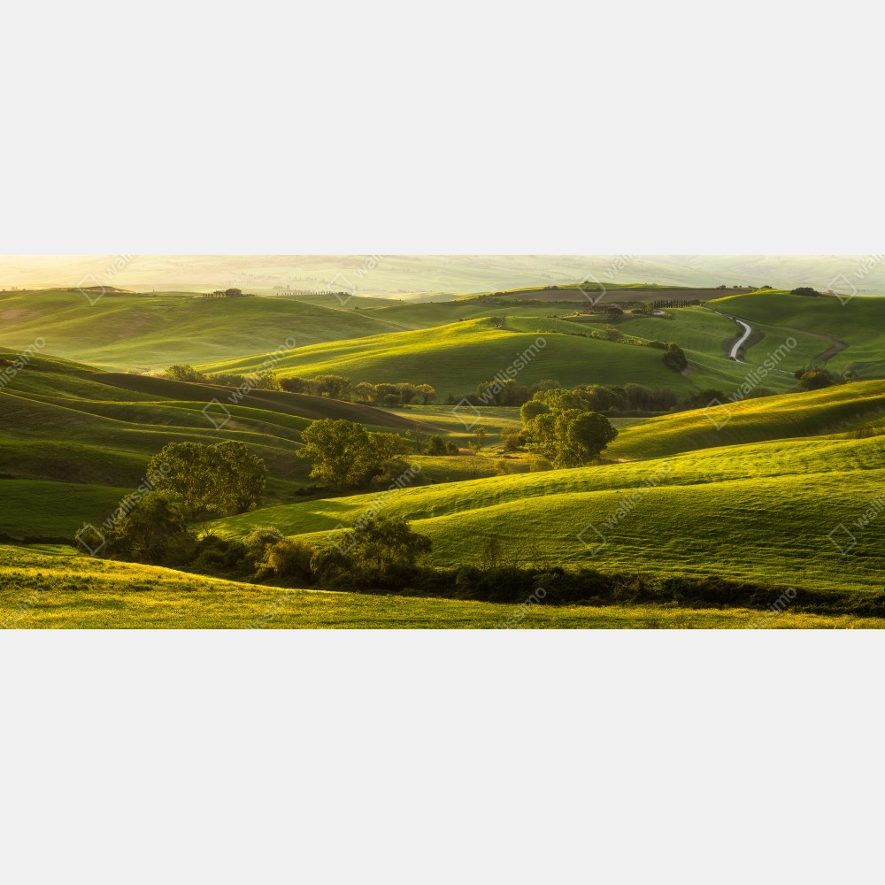 Tischaufkleber und Schreibtischaufkleber sonnenbeschienene grüne hügel – Wallnifity® Tischaufkleber und Schreibtischaufkleber sonnenbeschienene grüne hügel – Wallnifity®