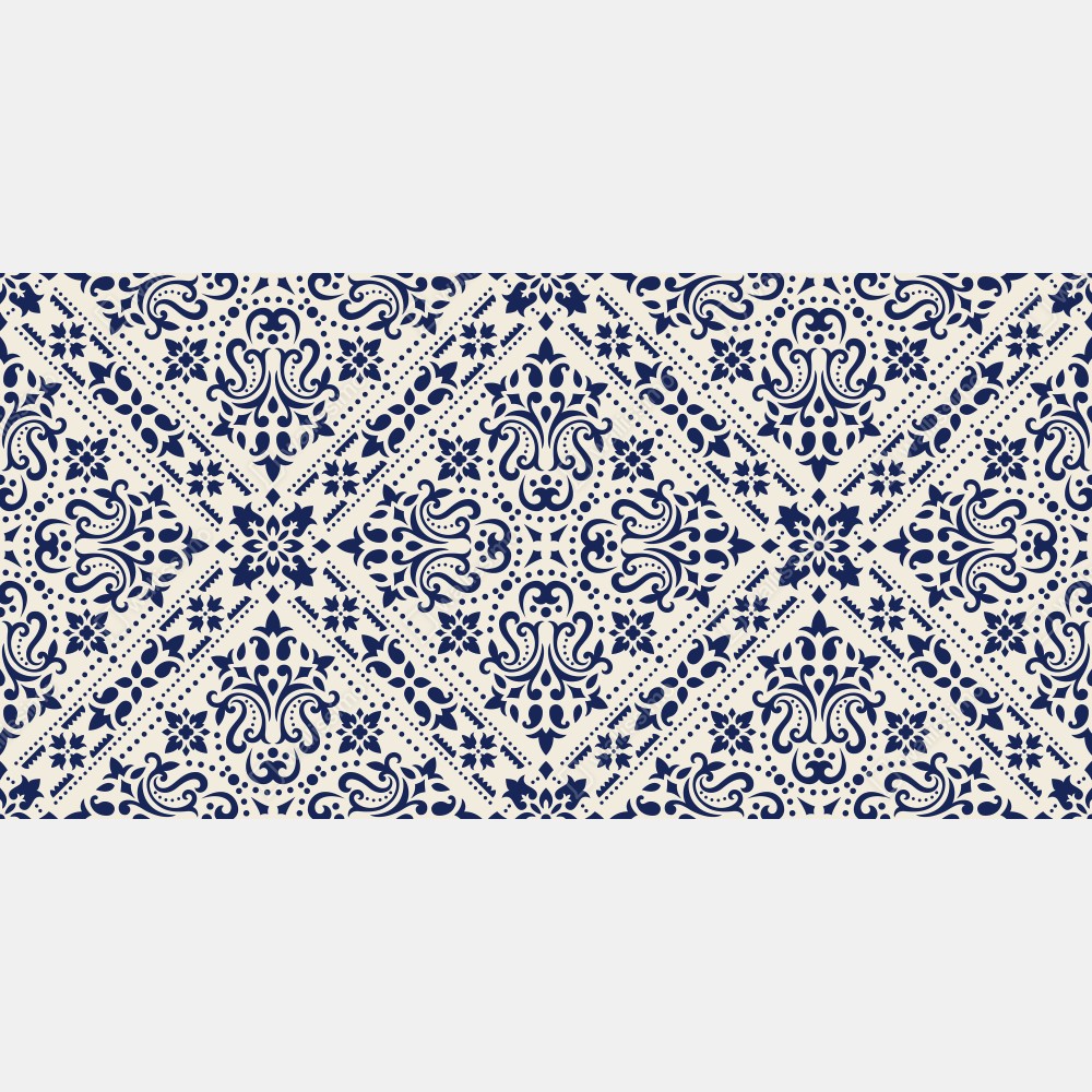 Tischaufkleber und Schreibtischaufkleber marineblaues damast-fliesenmuster – Wallnifity® Tischaufkleber und Schreibtischaufkleber marineblaues damast-fliesenmuster – Wallnifity®