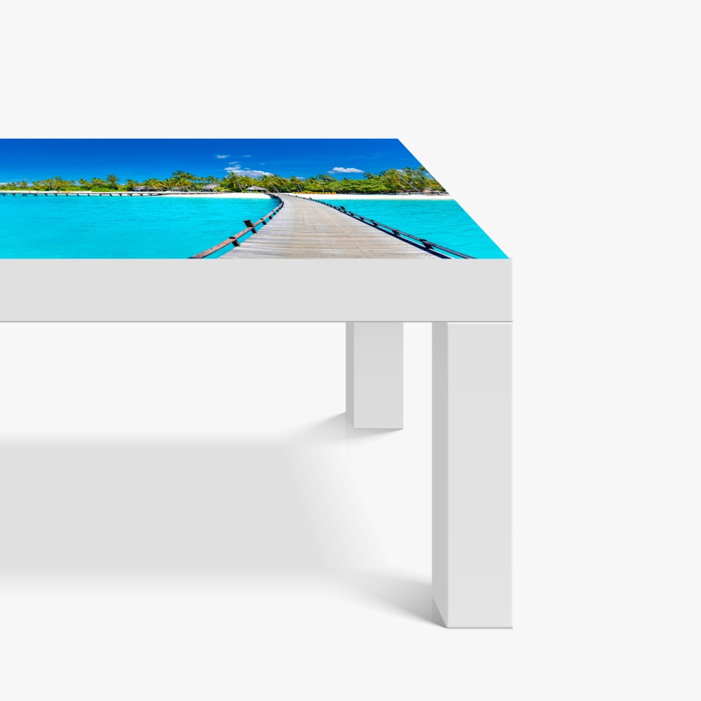 Tischaufkleber und Schreibtischaufkleber tropischer türkiser strand – Wallnifity® Tischaufkleber und Schreibtischaufkleber tropischer türkiser strand – Wallnifity®