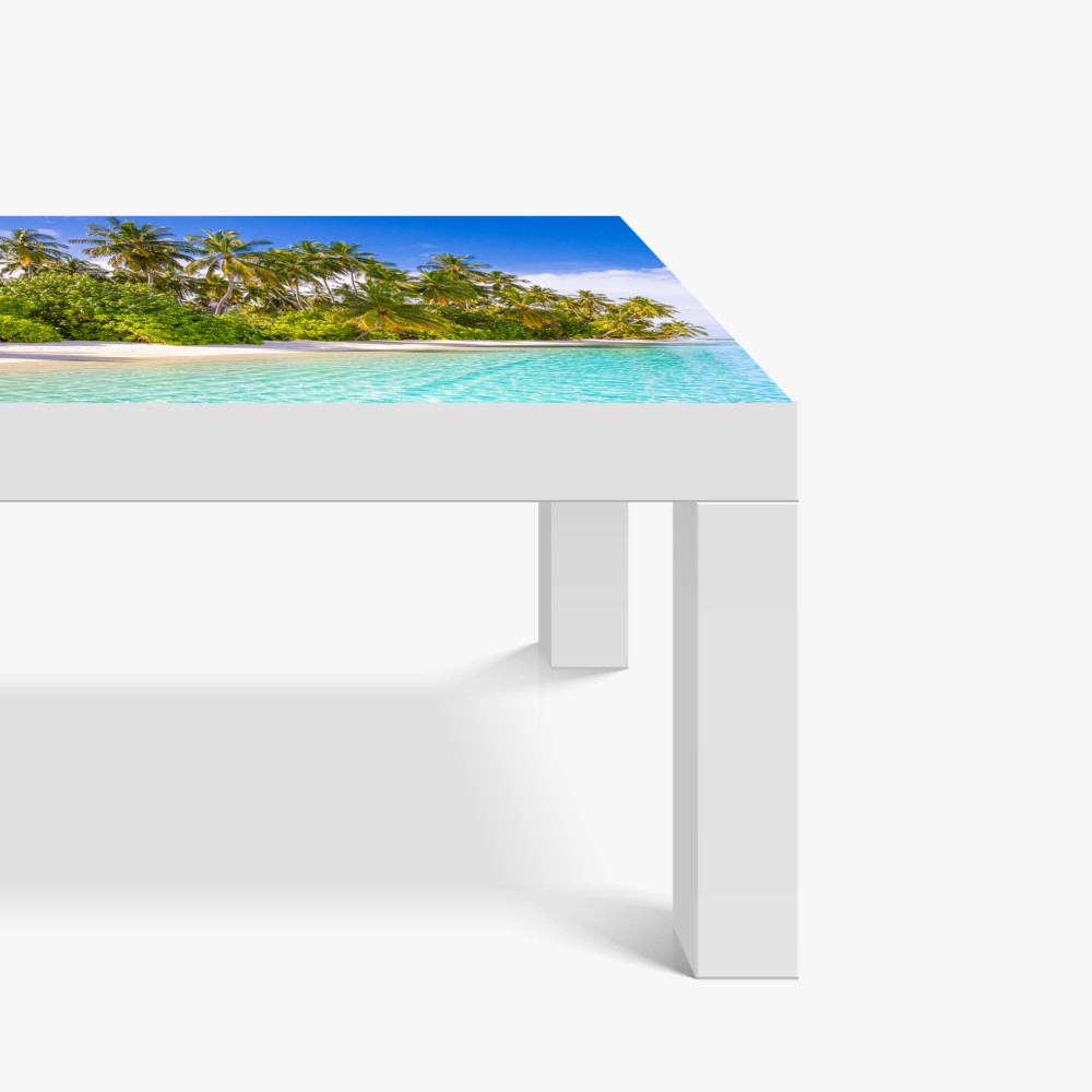 Tischaufkleber und Schreibtischaufkleber tropischer palmenstrand – Wallnifity® Tischaufkleber und Schreibtischaufkleber tropischer palmenstrand – Wallnifity®