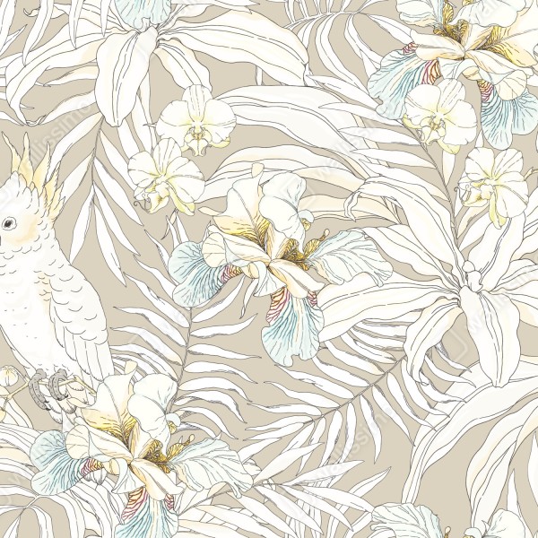 Tischaufkleber und Schreibtischaufkleber tropisches kakadu-blumenmuster – Wallnifity® Tischaufkleber und Schreibtischaufkleber tropisches kakadu-blumenmuster – Wallnifity®