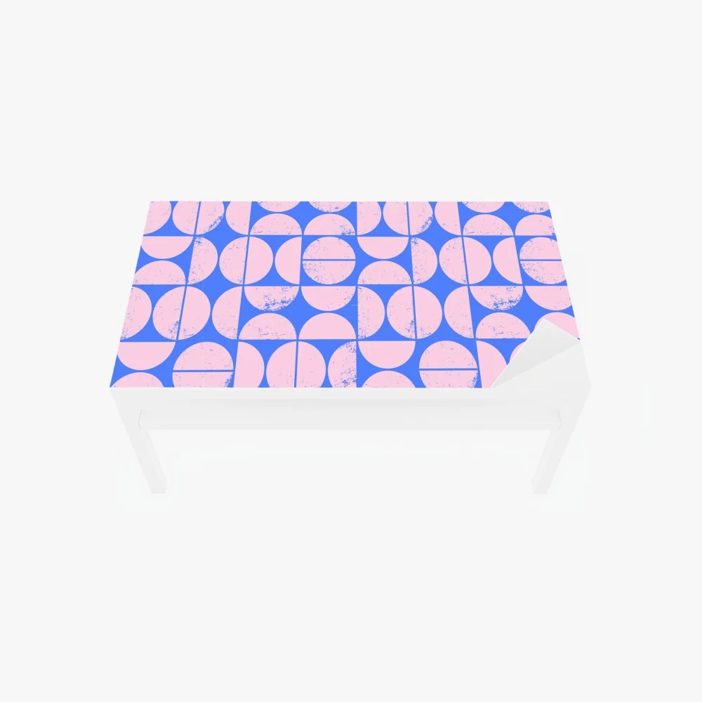 Tischaufkleber und Schreibtischaufkleber pastell geometrisches kreismuster – Wallnifity® Tischaufkleber und Schreibtischaufkleber pastell geometrisches kreismuster – Wallnifity®
