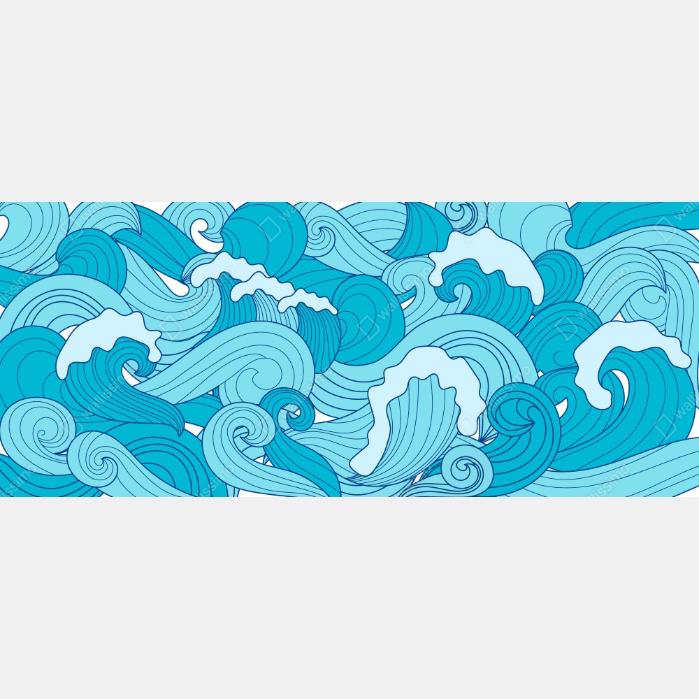Tischaufkleber und Schreibtischaufkleber blaue ozeanwellen illustration – Wallnifity® Tischaufkleber und Schreibtischaufkleber blaue ozeanwellen illustration – Wallnifity®