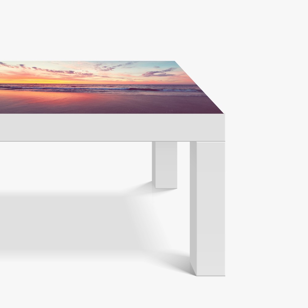 Tischaufkleber und Schreibtischaufkleber pastelliger sonnenuntergang über ruhigem meer – Wallnifity® Tischaufkleber und Schreibtischaufkleber pastelliger sonnenuntergang über ruhigem meer – Wallnifity®