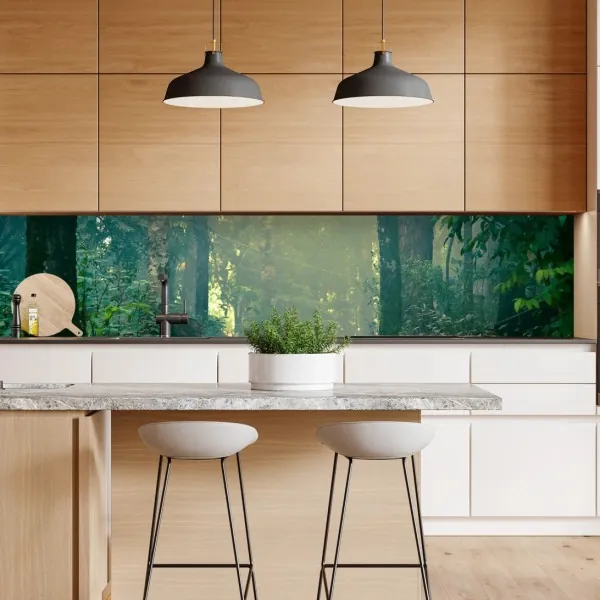 Repositionierbarer Aufkleber minimalistische fassadenstruktur mit geometrischem muster – Wallnifity®