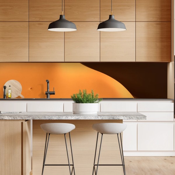 Repositionierbarer Aufkleber tropischer palmenstrand – Wallnifity®