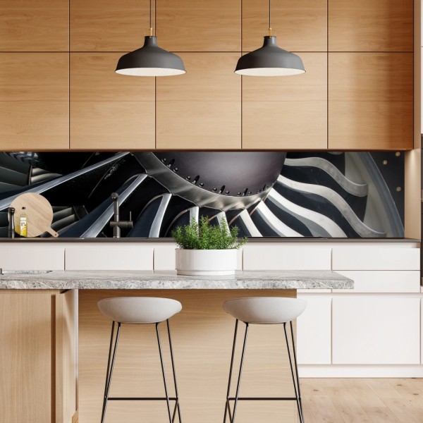 Repositionierbarer Aufkleber goldenes blatt auf schwarzem hintergrund – Wallnifity®