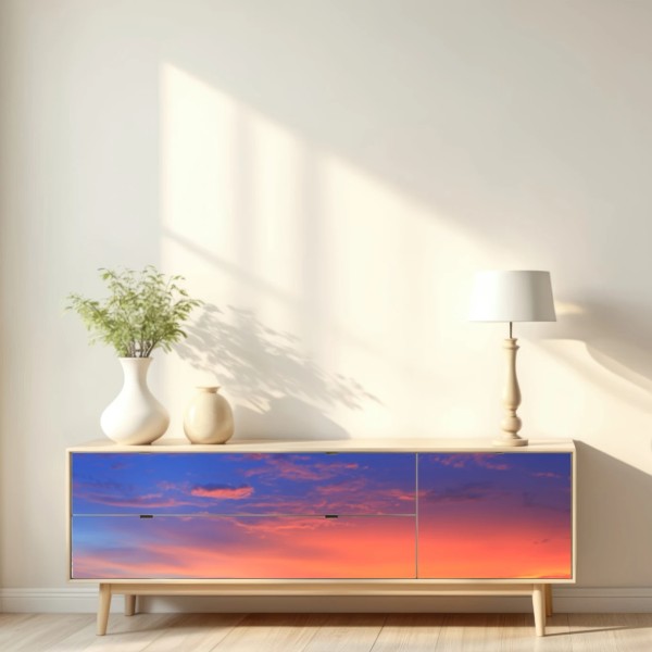 Repositionierbarer Aufkleber mole bei sonnenuntergang am strand – Wallnifity® Repositionierbarer Aufkleber mole bei sonnenuntergang am strand – Wallnifity®