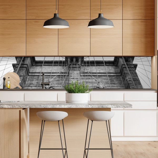 Repositionierbarer Aufkleber goldenes blattmuster nahtloses design – Wallnifity®