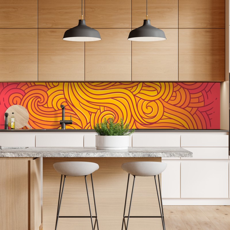 Repositionierbarer Aufkleber tropischer palmstrand – Wallnifity®